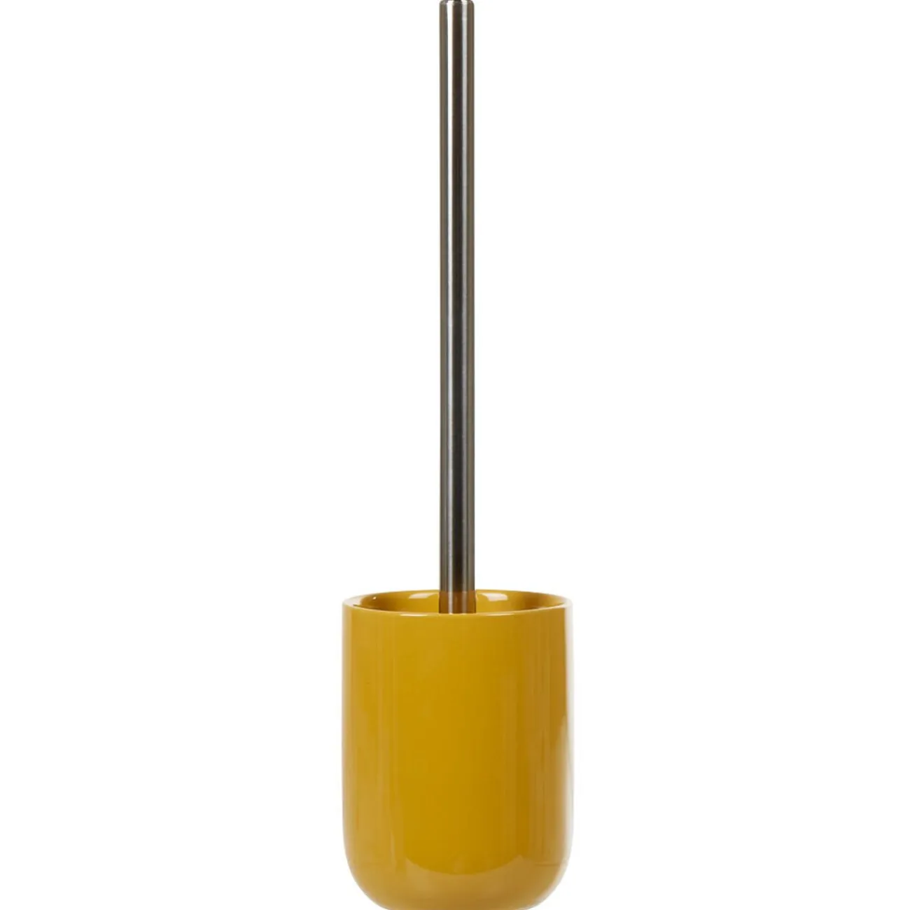 Gifi Equipement Wc^Brosse WC céramique jaune