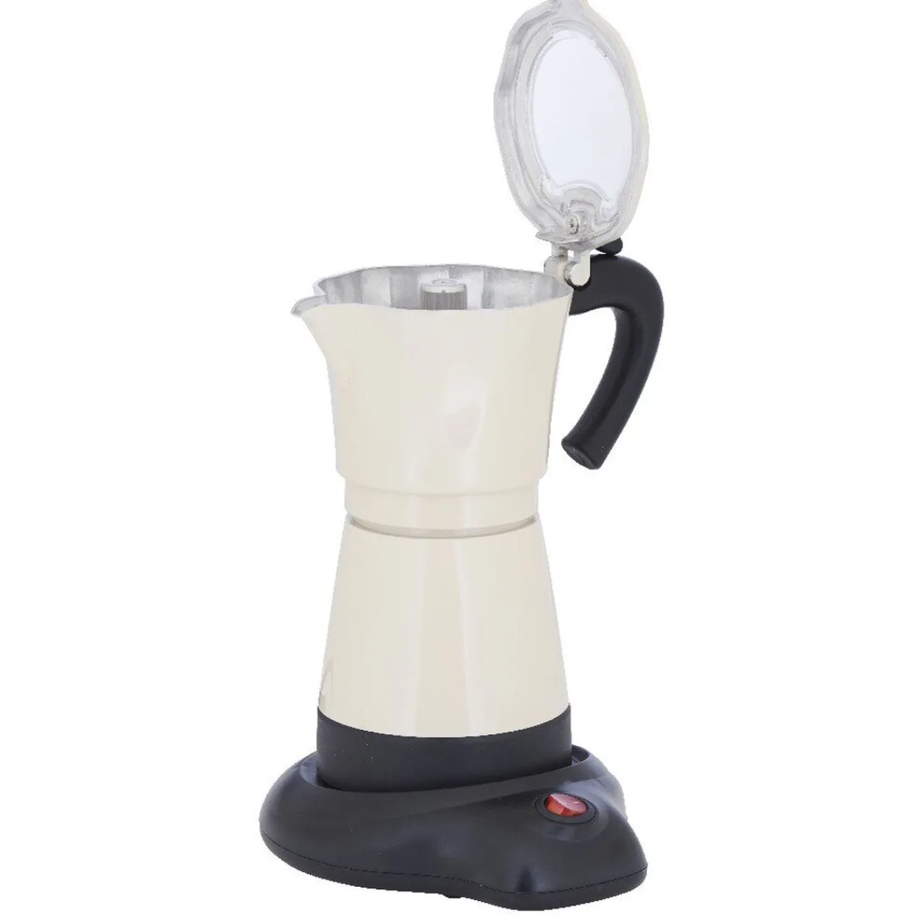 Clearance Gifi Cafetière italienne électrique Homday rétro beige