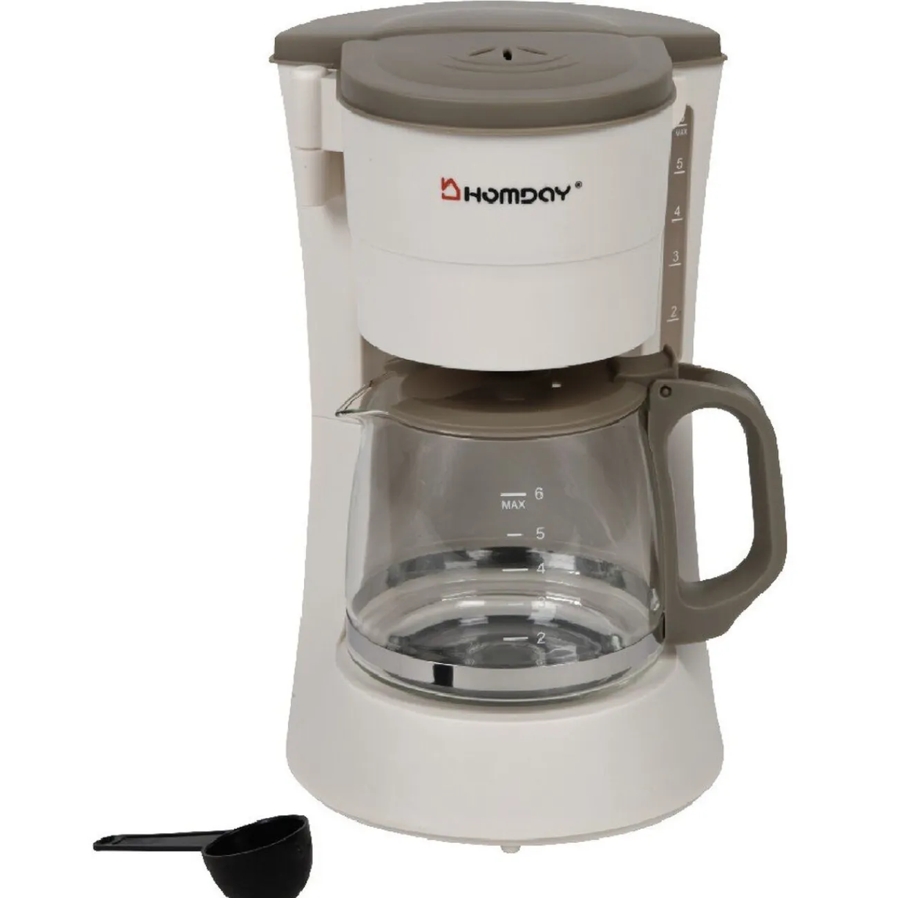 Online Gifi Cafetière électrique Homday blanche taupe