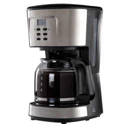 Best Gifi Cafetière programmable noire et grise 1,5 L