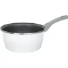 Outlet Gifi Casserole acier émaillé noir et blanc Ø 20 cm