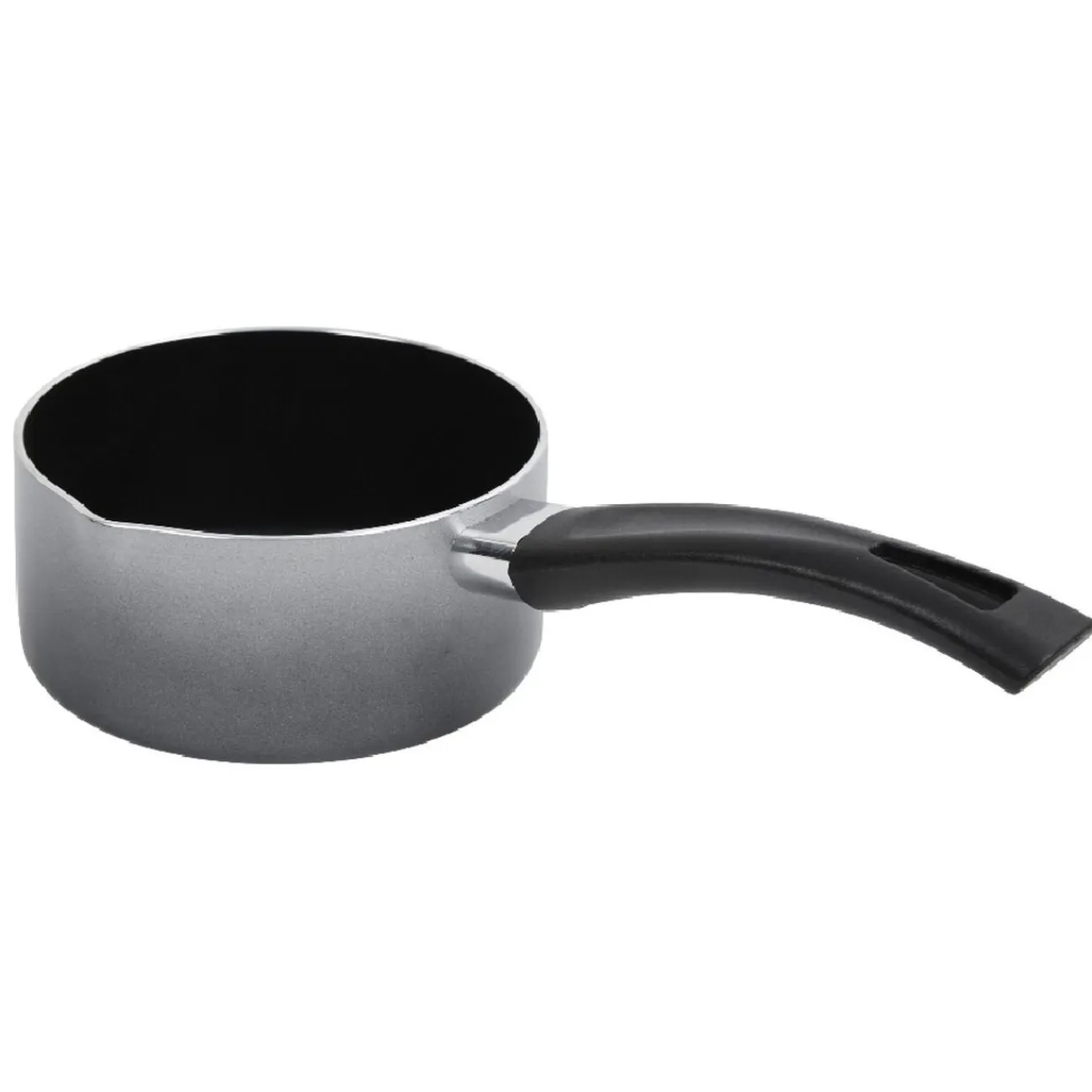 Outlet Gifi Casserole aluminium anti adhérente grise Ø 14