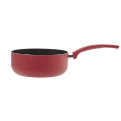 Outlet Gifi Casserole aluminium noire et rouge