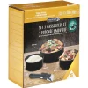 Outlet Gifi Casserole aluminium noir x3 avec poignée amovible x1