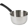 Sale Gifi Casserole antiadhésive inox poignée bakélite noire