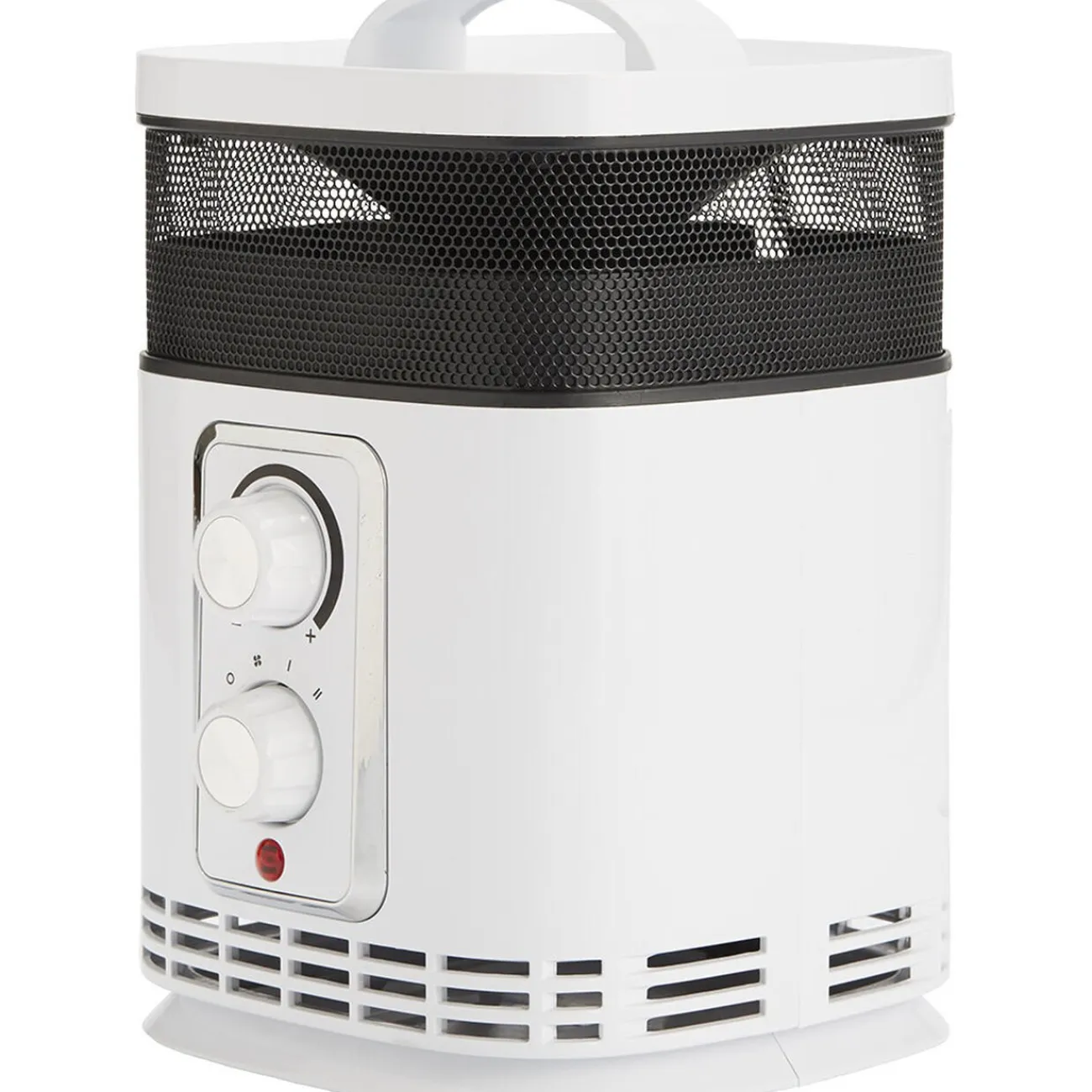 Gifi Chauffage^Chauffage soufflant céramique 360° Homday blanc et noir