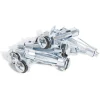 Gifi Quincaillerie^8 chevilles métalliques pour matériaux creux avec vis - Ø8x24 mm