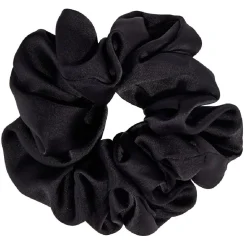 Gifi Beauté^Chouchou effet satiné noir Ø10cm