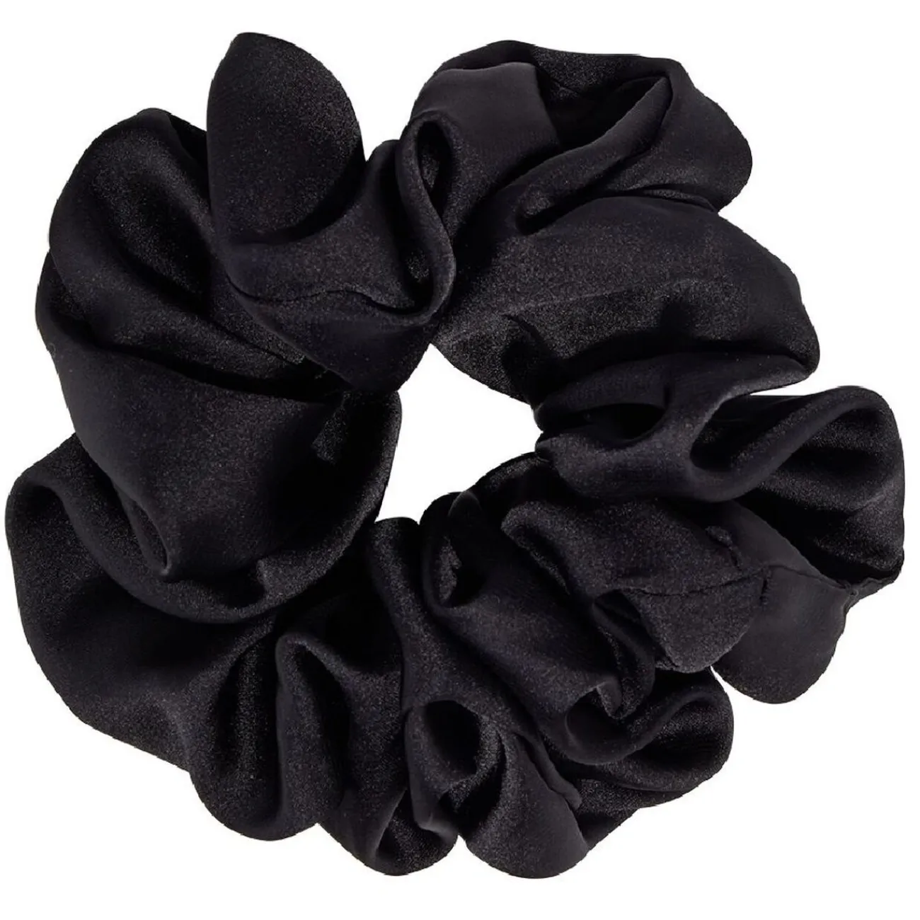 Gifi Beauté^Chouchou effet satiné noir Ø10cm