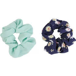 Gifi Beauté^Chouchou en mousseline bleu x 2