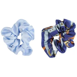 Gifi Beauté^Chouchou en mousseline bleu x 2