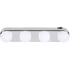 Gifi Aménagement Salle De Bain^Éclairage pour miroir 4 ampoules
