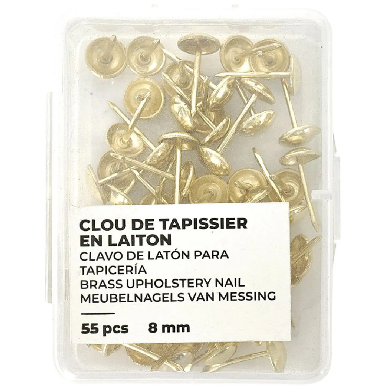 Gifi Quincaillerie^Clou tapissier laiton Ø8mm x55