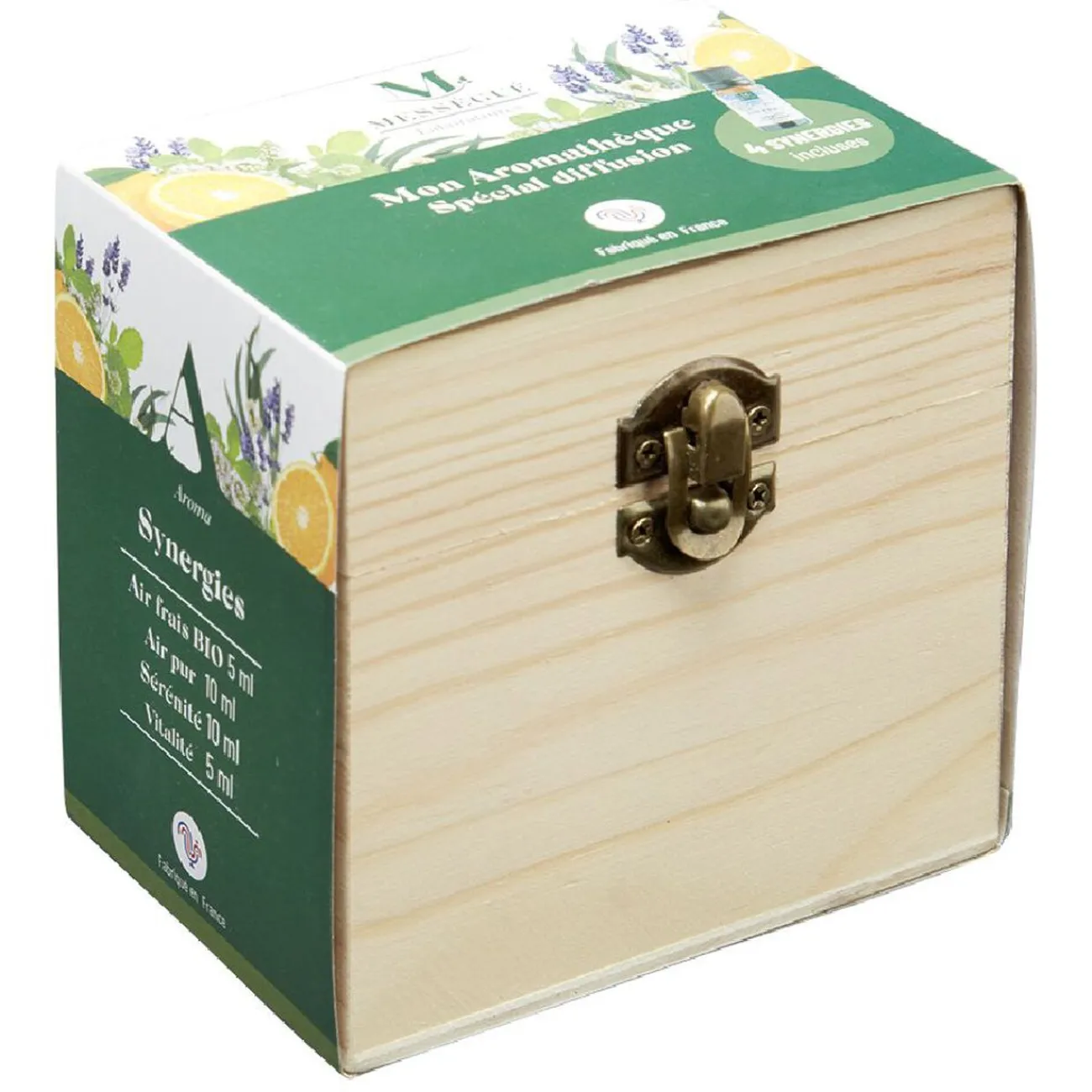 Gifi Bien-Être^Coffret aroma box avec 4 huiles essentielles synergie 30ml
