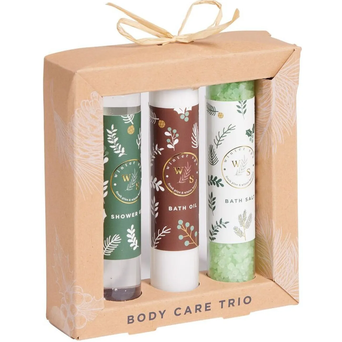 Gifi Bien-Être^Coffret cadeau Winter Spa huile/gel/sel - 3 flacons