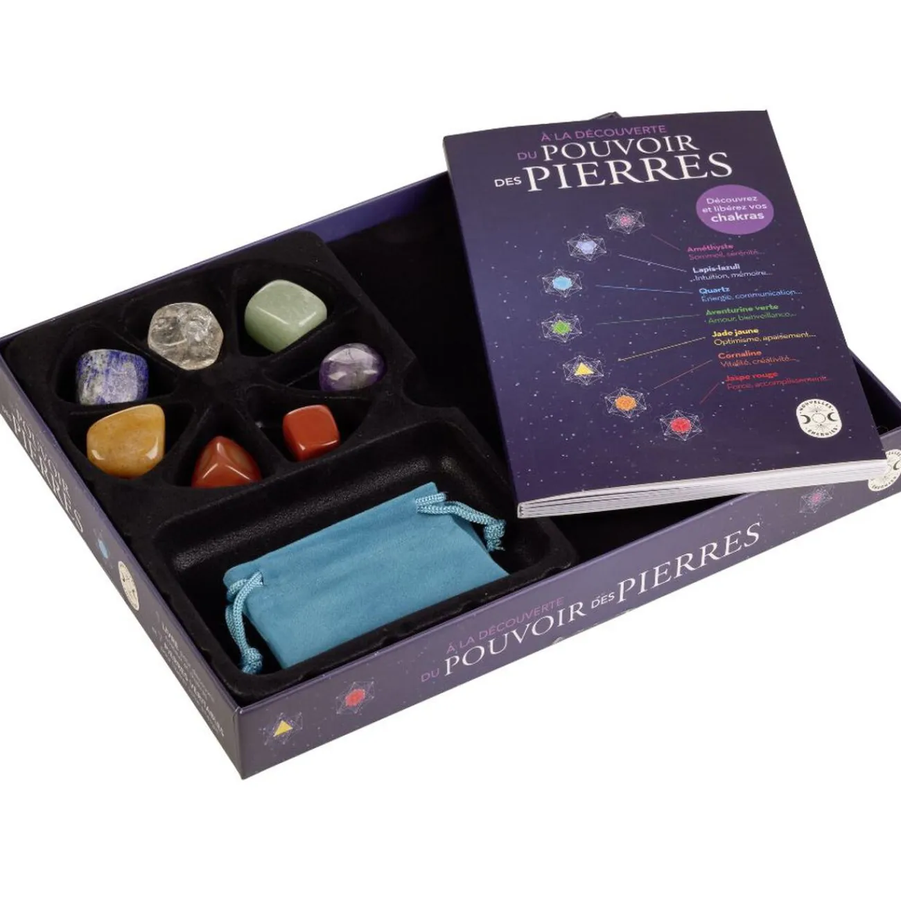 Gifi Bien-Être^Coffret litothérapie À la découverte du pouvoir des pierres