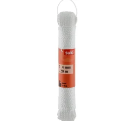 Gifi Quincaillerie^Corde tressée Suki blanc 8 brins