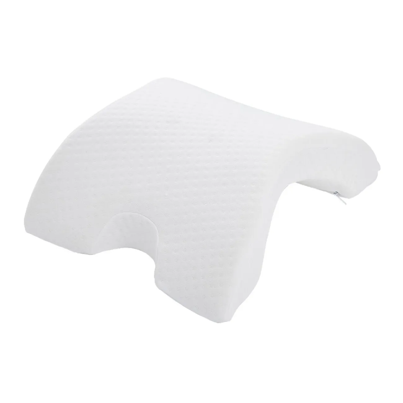 Gifi Bien-Être^Coussin mémoire de forme oreiller incurvé blanc 36x30xH13cm