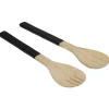 Sale Gifi Couverts à salade noir en bambou x2