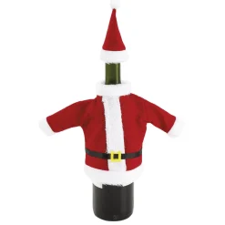 Sale Gifi Couvre bouteille de vin forme costume de Noël
