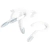 Gifi Quincaillerie^8 crochets ouverts en acier plastifié blanc - 4x30 mm