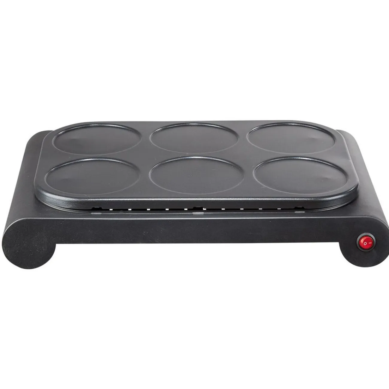 Best Gifi Crêpière 6 personnes aluminium noir 1000W