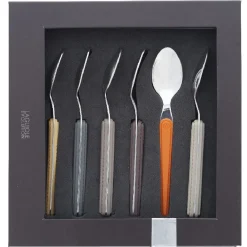Best Gifi Cuillère à café multicolore x6 laguiole