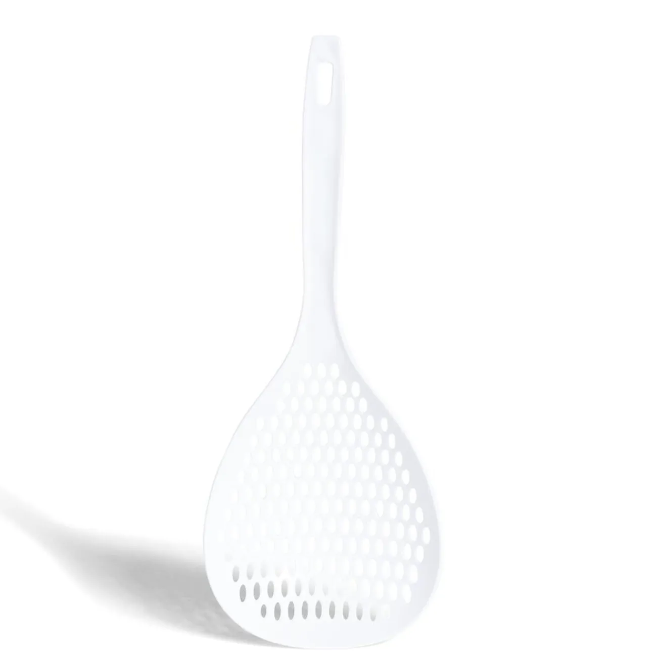Best Gifi Cuillère écumoire plastique blanc ou orange
