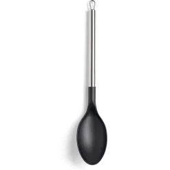 Sale Gifi Cuillère à servir en plastique noir avec manche en inox L.34,3cm