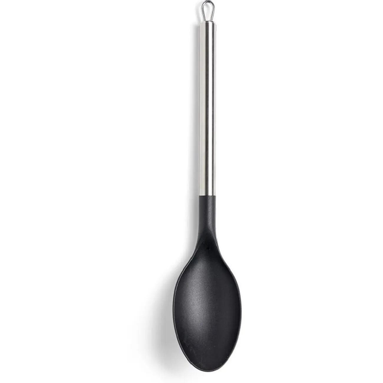 Sale Gifi Cuillère à servir en plastique noir avec manche en inox L.34,3cm