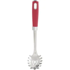 Sale Gifi Cuillère à spaghetti en inox manche en polypropylène rouge