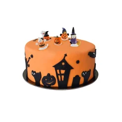 Sale Gifi Décoration gâteau Halloween sorcière citrouille fantôme x5