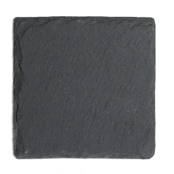 Sale Gifi Dessous de verre carré en ardoise 10x10cm