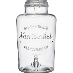 Sale Gifi Distributeur de boisson en verre transparent avec robinet 8L - H36,5cm