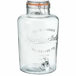 Best Gifi Distributeur de boisson transparent inscription relief 8 L
