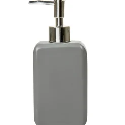 Gifi Aménagement Salle De Bain^Distributeur de savon ciment gris