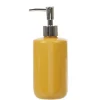 Gifi Aménagement Salle De Bain^Distributeur de savon céramique jaune