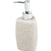 Gifi Aménagement Salle De Bain^Distributeur à savon beige effet sable