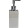 Gifi Aménagement Salle De Bain^Distributeur à savon gris brillant