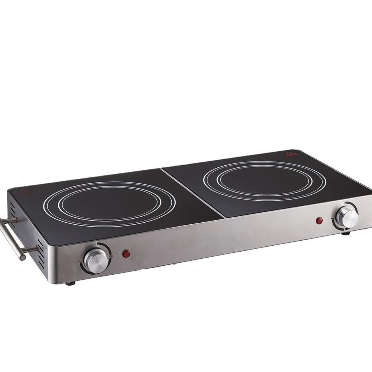 Online Gifi Double plaque vitrocéramique noire et grise Cuisilux