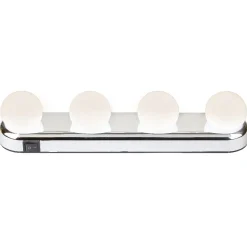 Gifi Aménagement Salle De Bain^Eclairage 4 ampoules à ventouses pour miroir