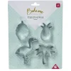 Sale Gifi Emporte pièce forme Ananas Palmier Flamant rose Feuille x4