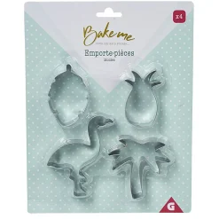 Sale Gifi Emporte pièce forme Ananas Palmier Flamant rose Feuille x4
