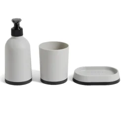Gifi Aménagement Salle De Bain^Ensemble salle de bain porte-savon, distributeur et pot