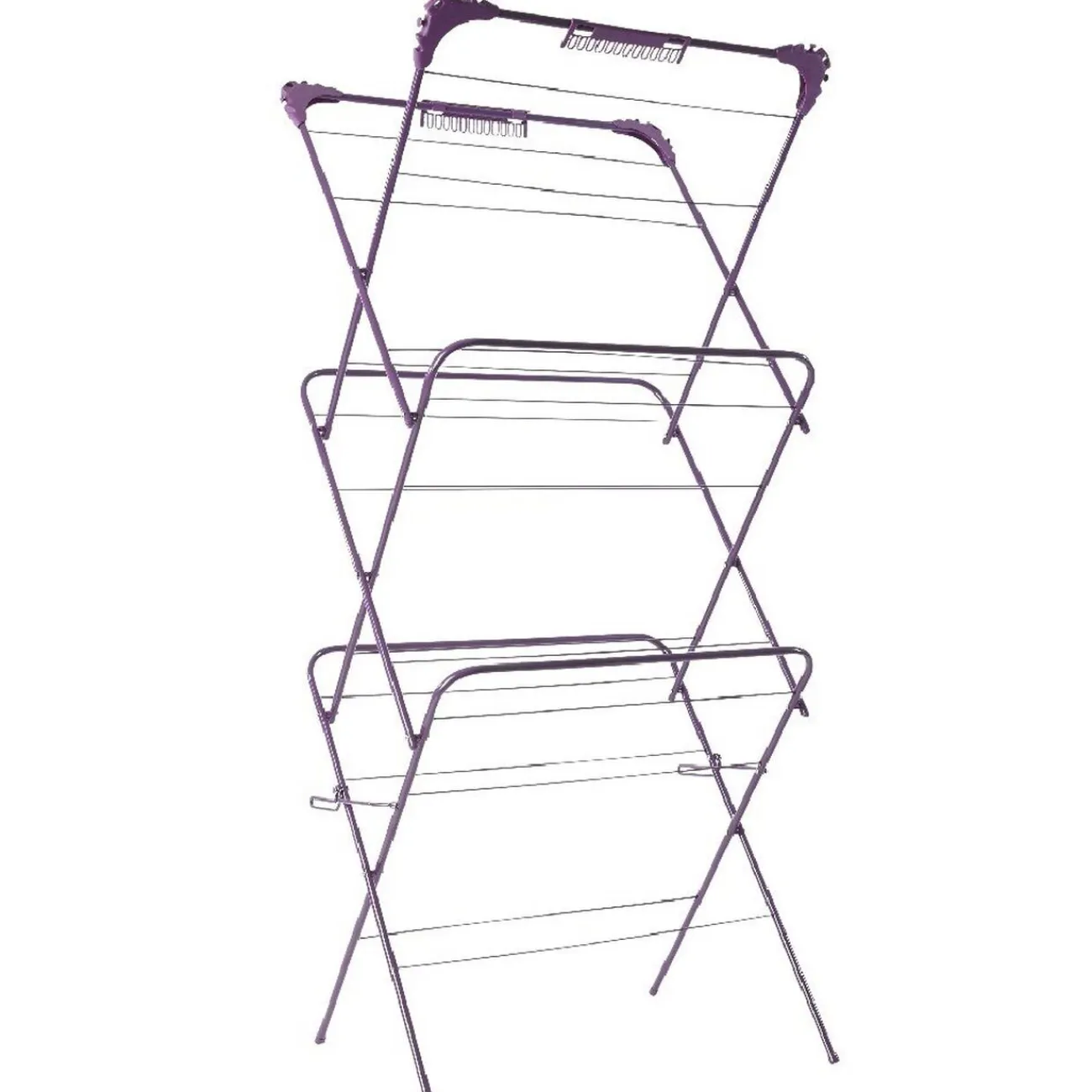 Gifi Entretien Du Linge|Etendoir à linge accordéon violet