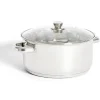 Online Gifi Faitout tous feux dont induction inox et verre Ø25,5cm