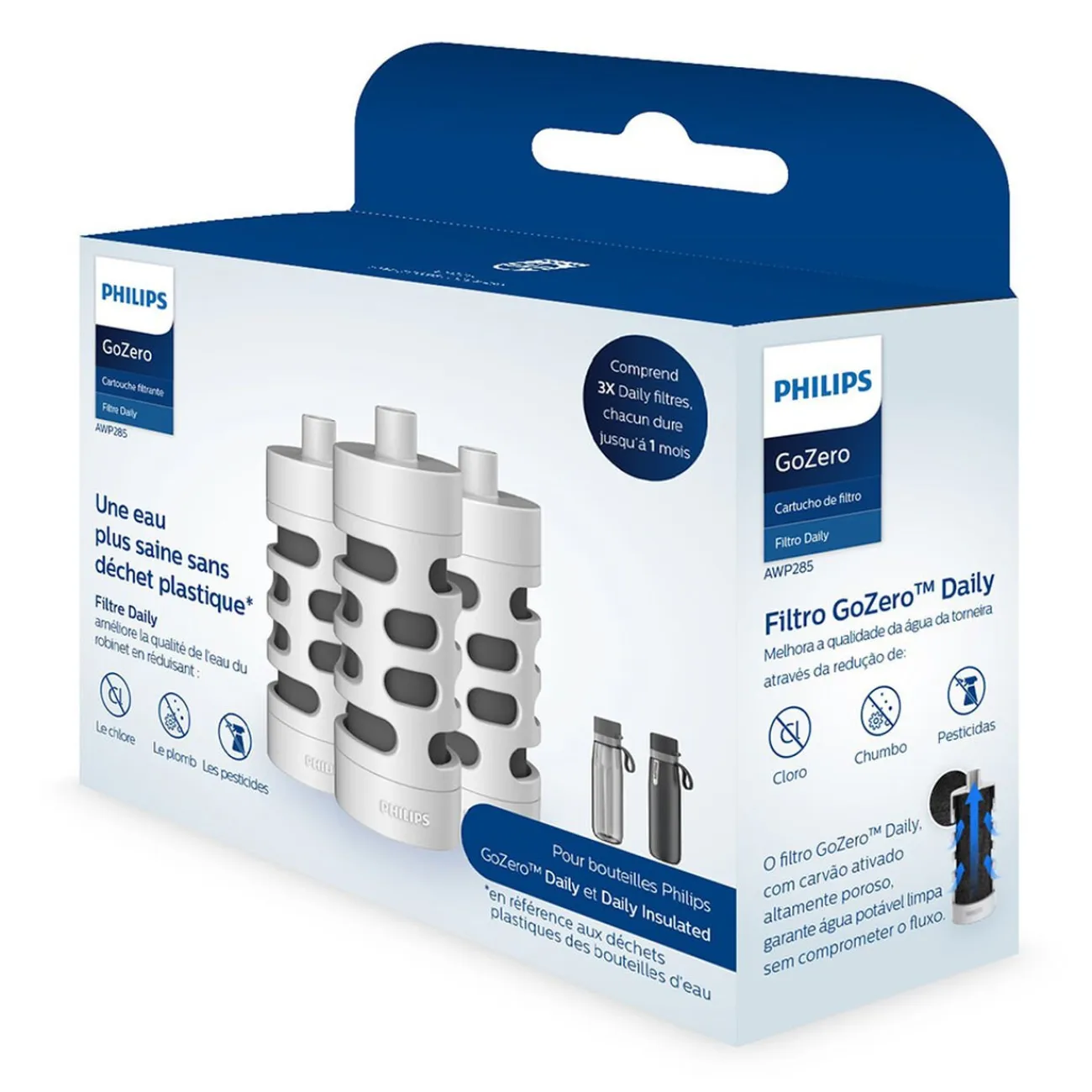 Online Gifi Filtre pour gourde Philips Go Zero Daily x3
