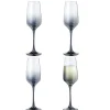 Sale Gifi Flûte à champagne fumé noir 19,5cl x4