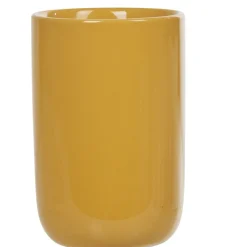 Gifi Aménagement Salle De Bain^Gobelet céramique jaune