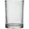 Gifi Aménagement Salle De Bain^Gobelet en verre transparent vert Ø8xH10,5cm